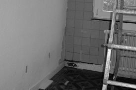 Begehbarer Kleiderschrank in Altbau – Baustelle